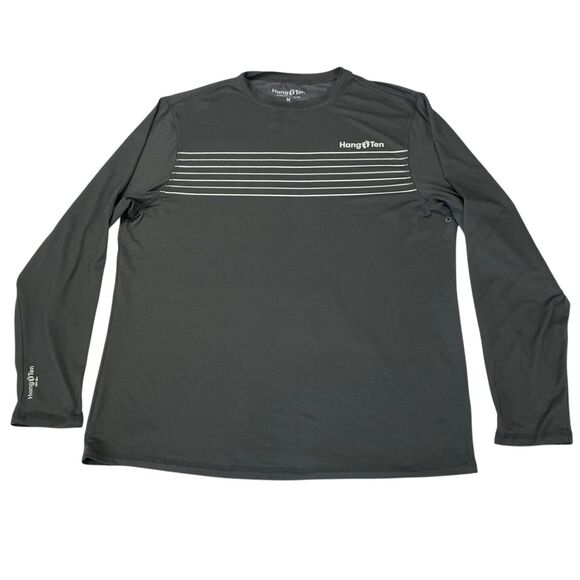 Hang Ten Men’s Long Sleeve Sun Tee, UPF 50+ Protection, Quick-Dry Gray  M - Picture 8 of 14